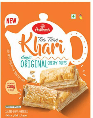 HALDIRAM'S KHARI CLASSIC ORIGINAL CRISPY PUFFS - 200G - HALDIRAM'S