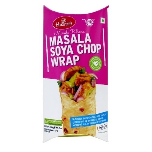 HALDIRAM'S MASALA SOYA CHOP WRAP - 156G - HALDIRAM'S