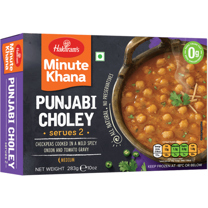 HALDIRAM'S MINUTE KHANA PUNJABI CHOLEY - 283G - HALDIRAM'S