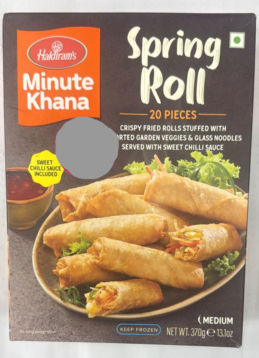 Haldiram's Minute Khana Spring Roll - 20 Pieces - HALDIRAM'S
