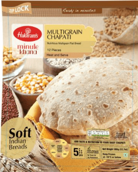 HALDIRAM'S MULTIGRAIN CHAPATI 30PCS - 900G (FROZEN) - HALDIRAM'S