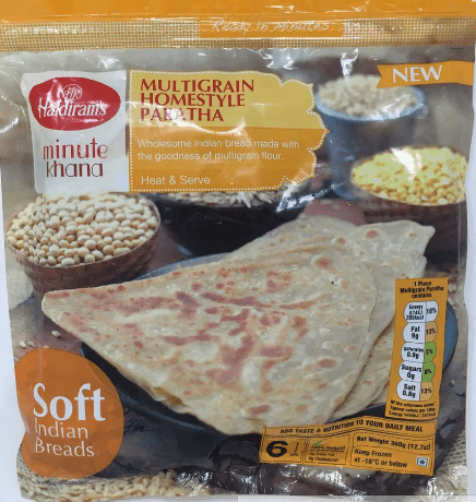 HALDIRAM'S MULTIGRAIN HOMESTYLE PARATHA - 360G - HALDIRAM'S