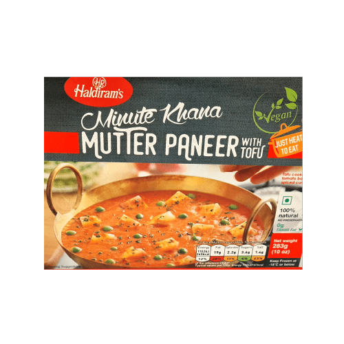 HALDIRAM'S MUTTER PANEER WITH TOFU (FROZEN) - 283G - HALDIRAM'S