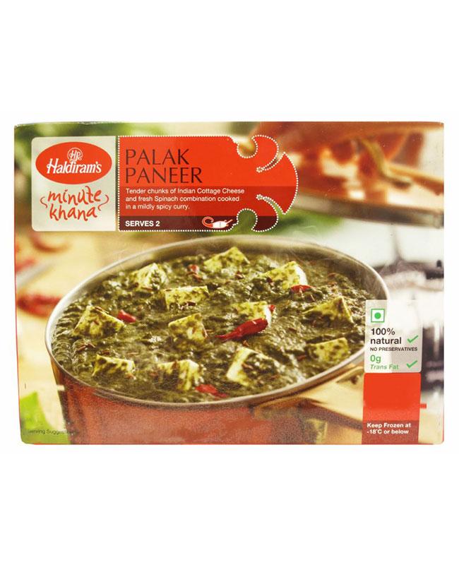 HALDIRAM'S PALAK PANEER (FROZEN) - 283G - HALDIRAM'S