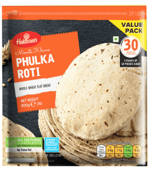 HALDIRAM'S PHULKA ROTI - 900G - HALDIRAM'S