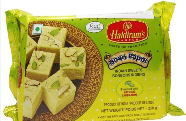 HALDIRAM'S SOAN PAPDI BLENDED WITH NATUTRAL CARDAMOMS - 250G - HALDIRAM'S