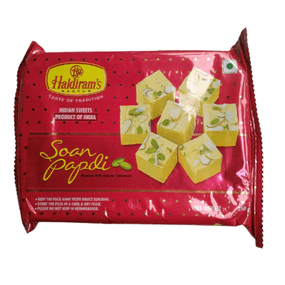 HALDIRAM'S SOAN PAPDI BLENDED WITH NATUTRAL CARDAMOMS - 500G - HALDIRAM'S