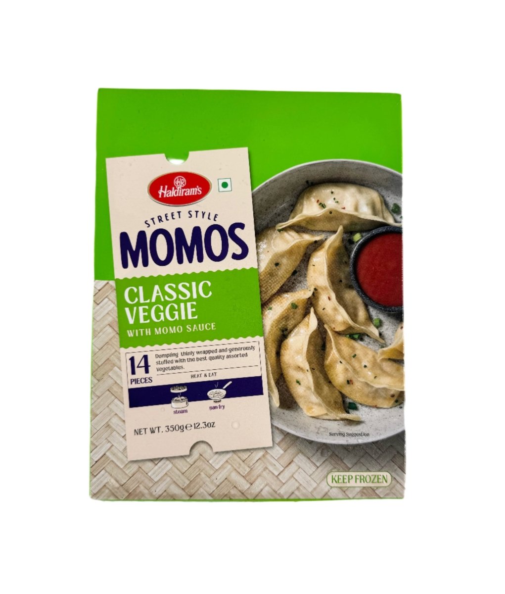 HALDIRAMS STREET STYLE CLASSIC VEGGIE MOMOS - 350G - HALDIRAM'S