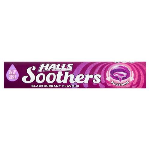 HALLS SOOTHERS BLACKCURRANT - 45G - HALLS