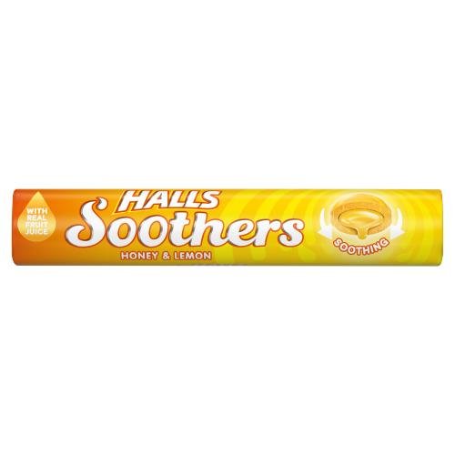 HALLS SOOTHERS HONEY & LEMON - 45G - HALLS