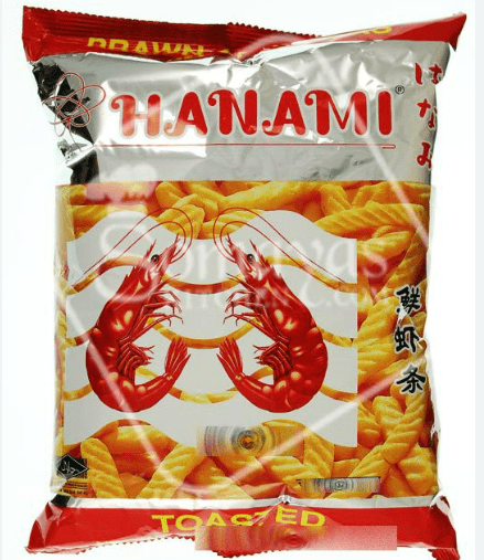 HANAMI PRAWN CRACKERS TOASTED - 100G - HANAMI