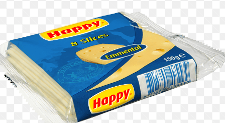 HAPPY 8 SLICES EMMENTAL CHEESE - 150G - HAPPY