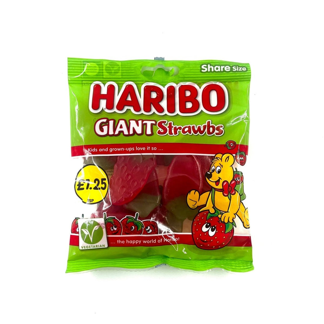 HARIBO GIANT STRAWBERRY - 140G - HARIBO