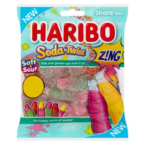 HARIBO SODA TWIST ZING - 160G - HARIBO