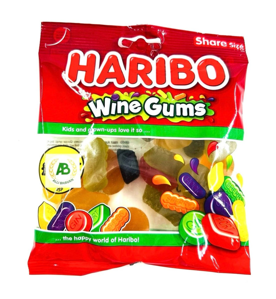 HARIBO WINE GUMS - 140G - HARIBO