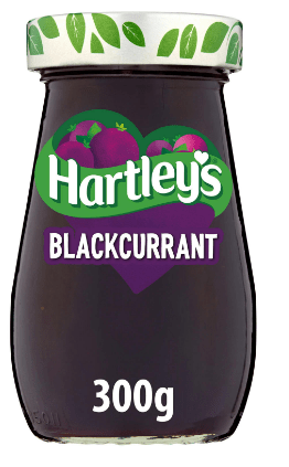 HARTLEYS BLACKCURRANT JAM - 300G - HARTLEYS