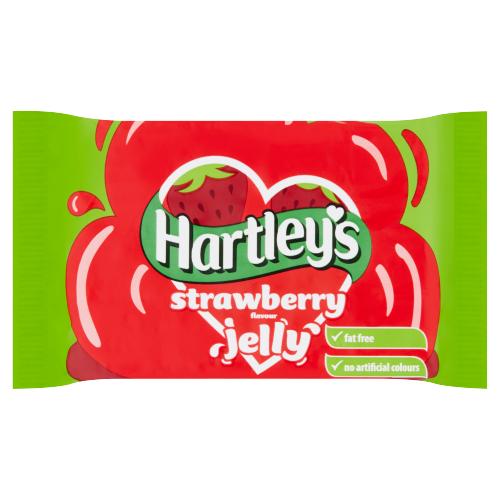 HARTLEYS TAB JELLY STRAWBERRY - 135G - HARTLEYS