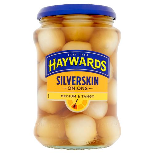 HAYWARDS MEDIUM & TANGY SILVERSKIN ONIONS - 400G - HAYWARDS