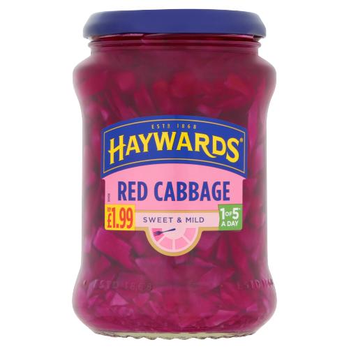 HAYWARDS SWEET & MILD RED CABBAGE - 400G - HAYWARDS