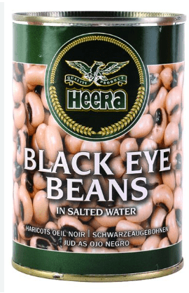 HEERA BLACK EYE BEANS IN SALTED WATER - 400G - HEERA