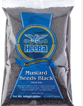 HEERA BLACK MUSTARD SEEDS - 400G - HEERA