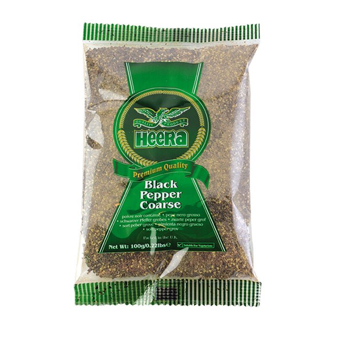 HEERA BLACK PEPPER COARSE - 100G - HEERA