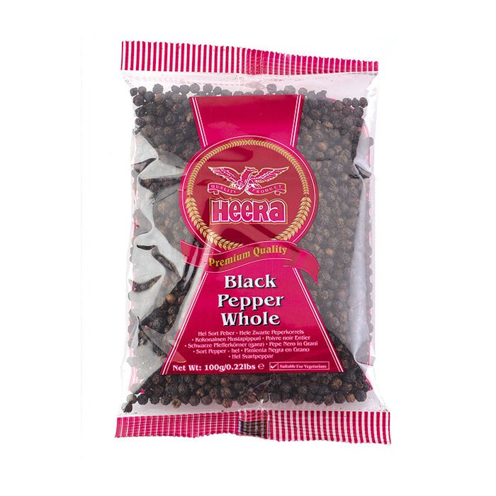 HEERA BLACK PEPPER WHOLE - 100G - HEERA