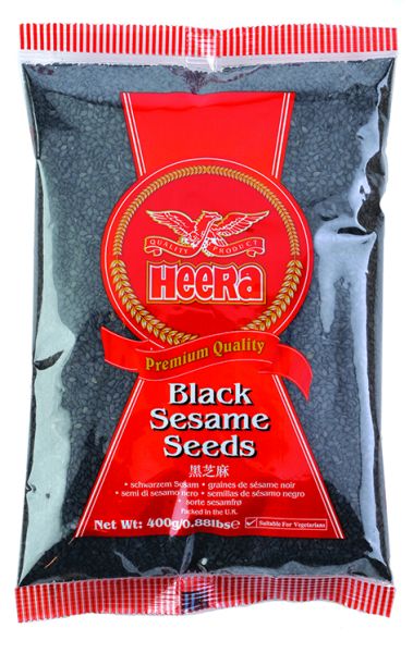 HEERA BLACK SESAME SEEDS - 400G - HEERA
