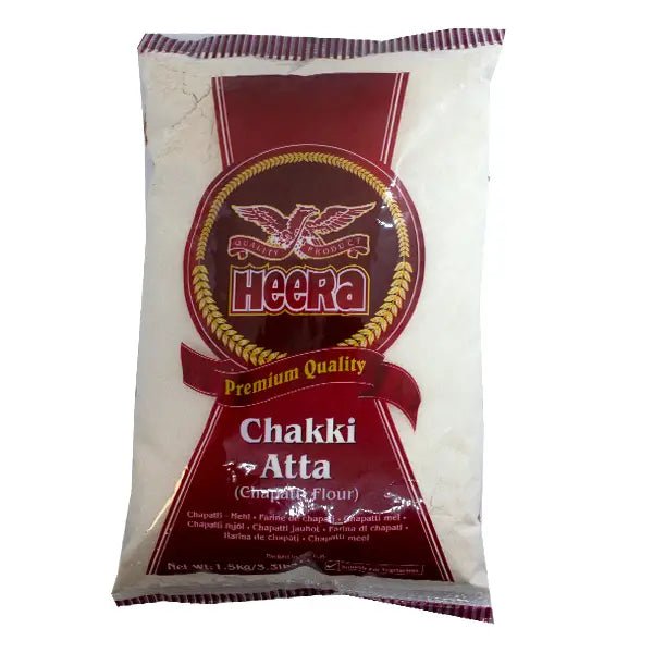 HEERA CHAKKI ATTA (CHAPATTI FLOUR) - 1.5KG - HEERA