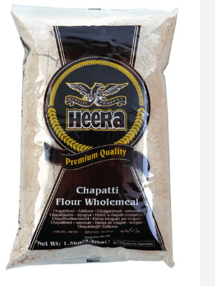 HEERA CHAPATTI FLOUR WHOLEMEAL - 1.5KG - HEERA