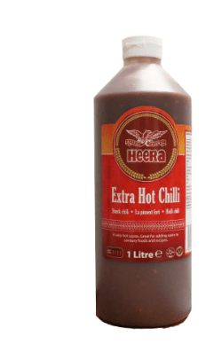 HEERA CHILLI SAUCE EXTRA HOT - 1L - HEERA