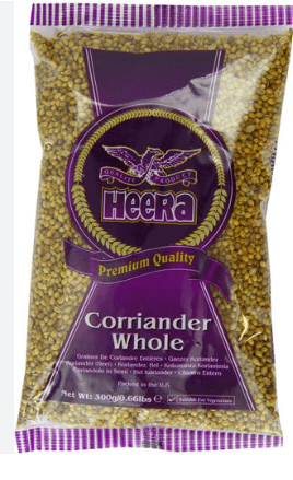 HEERA CORIANDER WHOLE - BIG (DHANIYA WHOLE) - 300G - HEERA