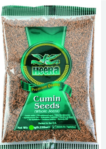 HEERA CUMIN SEEDS WHOLE JEERA - 300G - HEERA