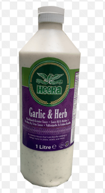 HEERA GARLIC & HERB SAUCE - 1L - HEERA