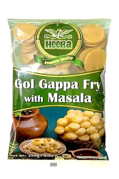 HEERA GOL GAPPA FRY WITH MASALA - 250G - HEERA