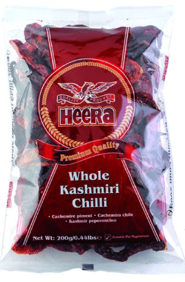 HEERA KASHMIRI CHILLI WHOLE - 200G - HEERA