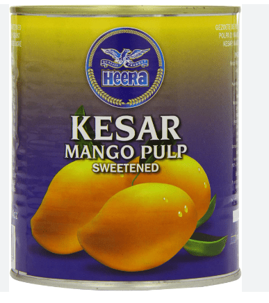 HEERA KESAR MANGO PULP (18/234) - 850G - HEERA