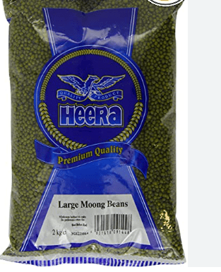 HEERA LARGE MOONG BEANS - 2KG - HEERA