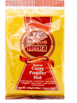 HEERA MADRAS CURRY POWDER HOT - 100G - HEERA