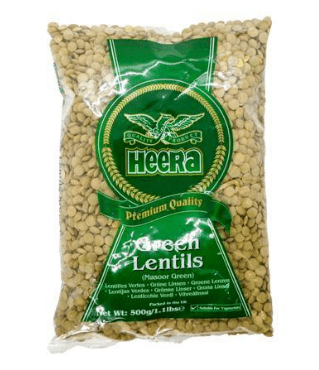 HEERA MASOOR GREEN (GREEN LENTIL) - 500G - HEERA