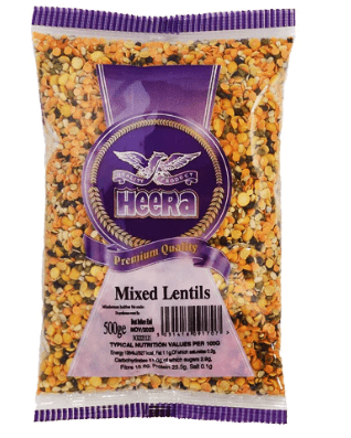 HEERA MIXED LENTILS - 500G - HEERA