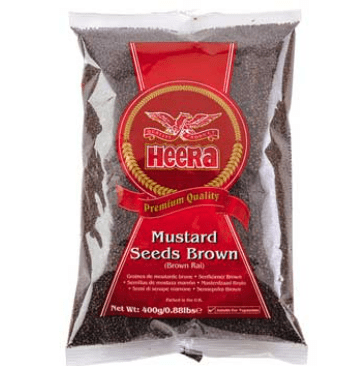 HEERA MUSTARD SEEDS BROWN - 400G - HEERA