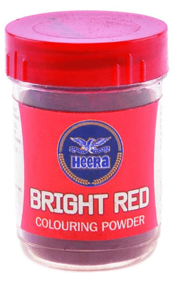 HEERA RED FOOD COLOUR (24) - 25G - HEERA