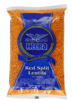 HEERA RED SPLIT LENTILS - 1KG - HEERA