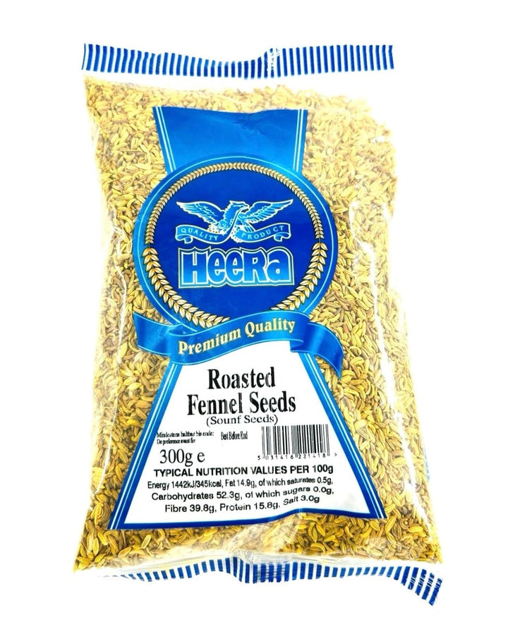 HEERA ROASTED FENNEL SEEDS - 300G - HEERA