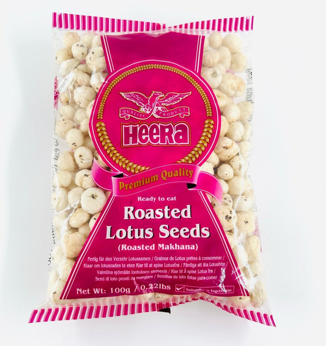 HEERA ROASTED LOTUS SEEDS - 100G - HEERA