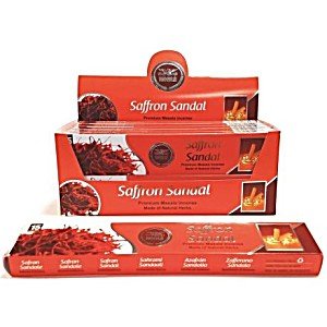 HEERA SAFFRON SANDAL INCENSE STICKS - 15G - HEERA