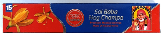 HEERA SAI BABA NAG CHAMPA INCENSE STICK - 15G - HEERA