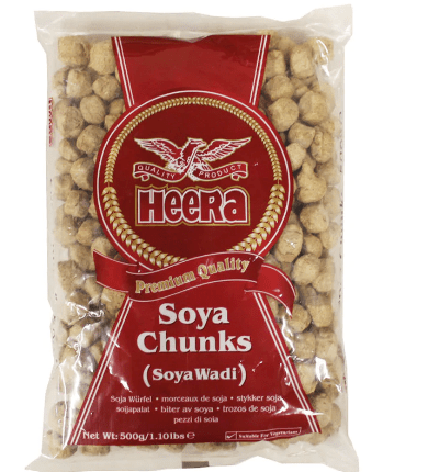 HEERA SOYA CHUNKS - 500G - HEERA