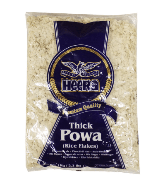 HEERA THICK POWA RICE FLAKES - 1KG - HEERA